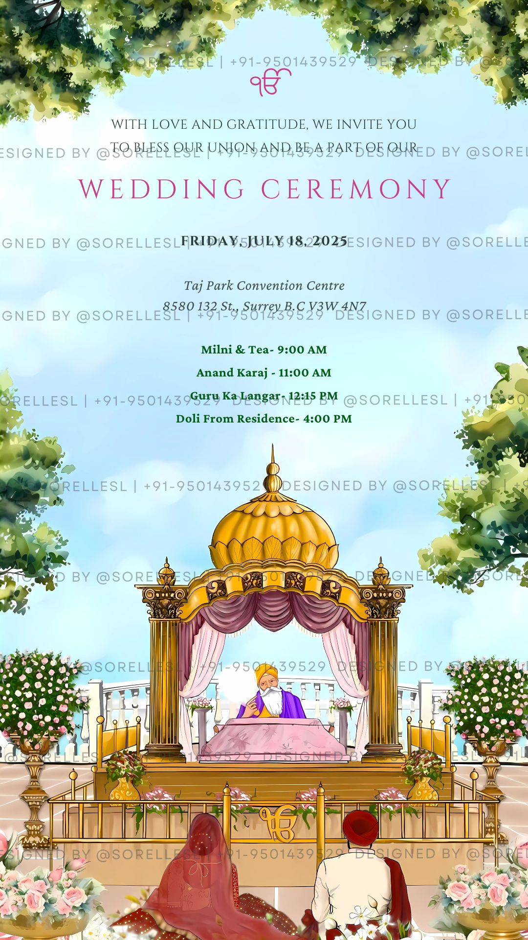 Caricature Invitation Suite