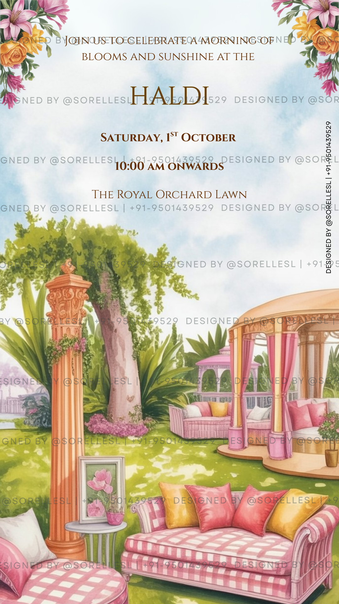 Wedding Invitation Suite - With Cover & Last Page