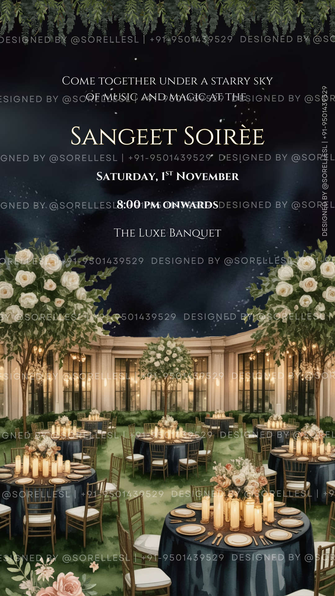 Wedding Invitation Suite - With Cover & Last Page