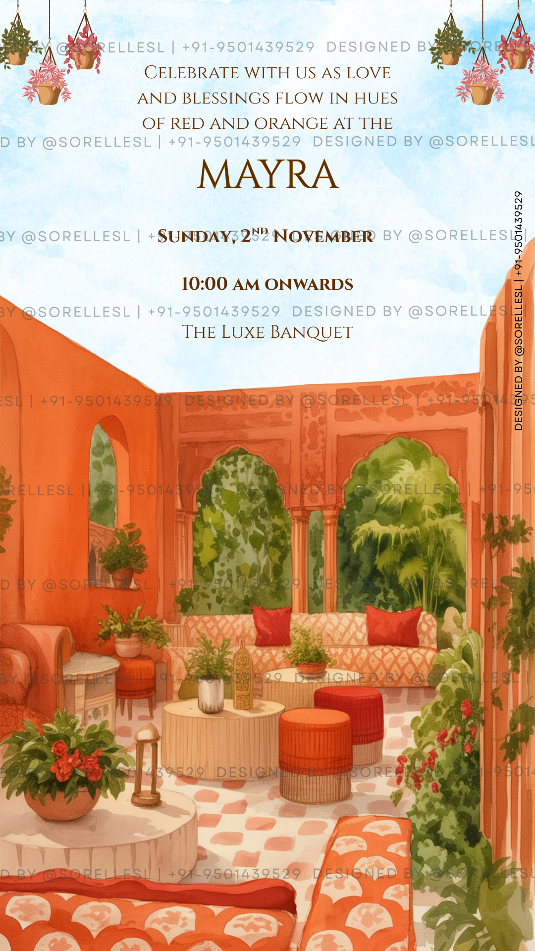 Wedding Invitation Suite - With Cover & Last Page