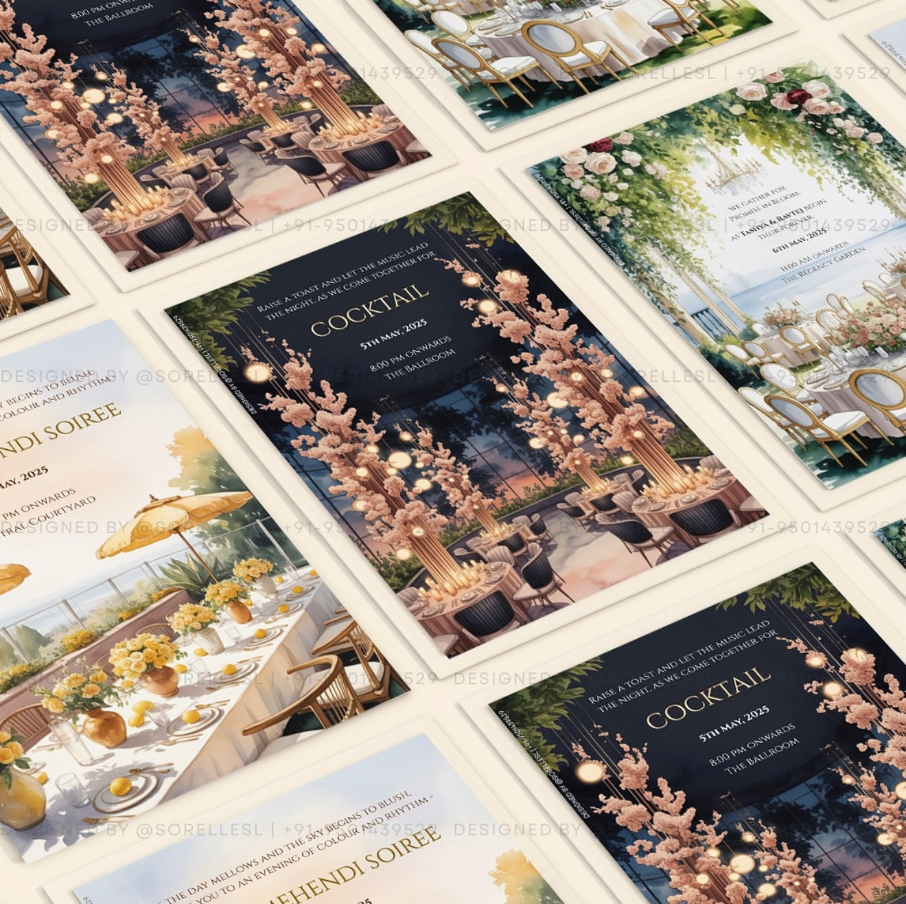 Digital Invitation Suite – Themed Celebrations (Part 1)