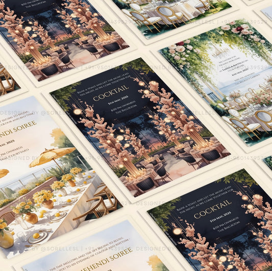 Digital Invitation Suite – Themed Celebrations (Part 1)