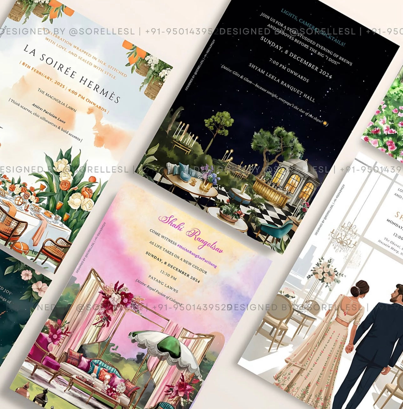 Digital Invitation Suite – Themed Celebrations (Part 2)